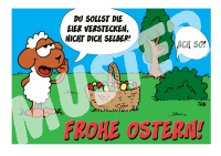 Osterkarte "Versteckt"