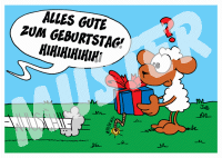 Geburtstagskarte "Bombe"