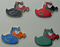 Geo-Coin 'Devil-Duck' -  Kompletter Satz / AE-Version