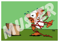 Geburtstagskarte "Panik" 