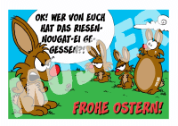 Osterkarte "Nougat"  